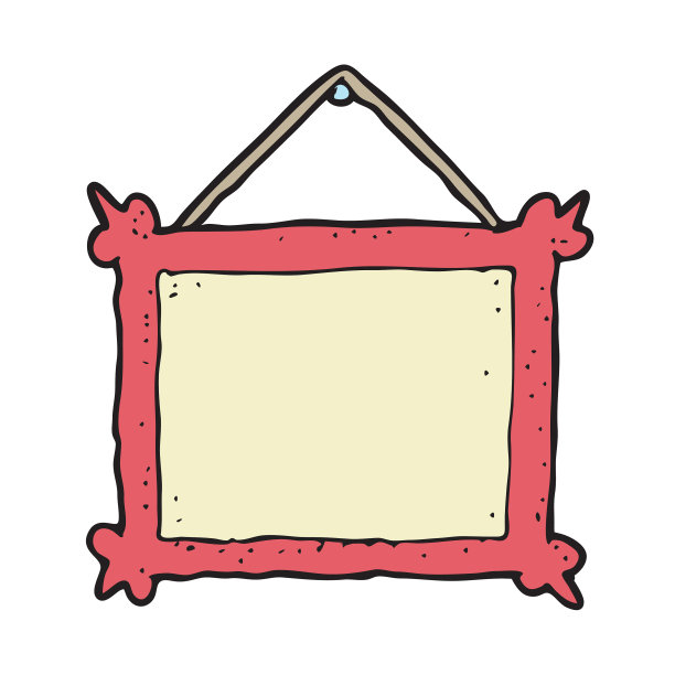 数码绘制相框设计手绘图片下载