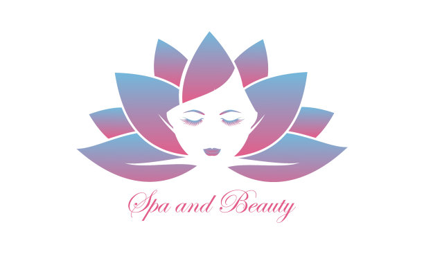 Spa治疗沙龙logo美女美容院logo图片下载