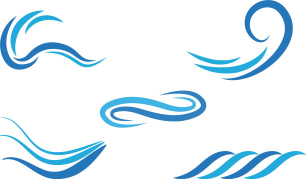 波形图形设计模板隔离图片下载