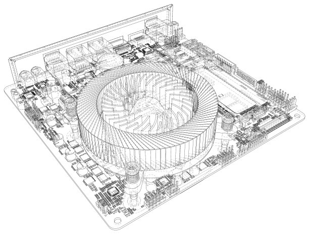 电路板电子计算机硬件图片下载