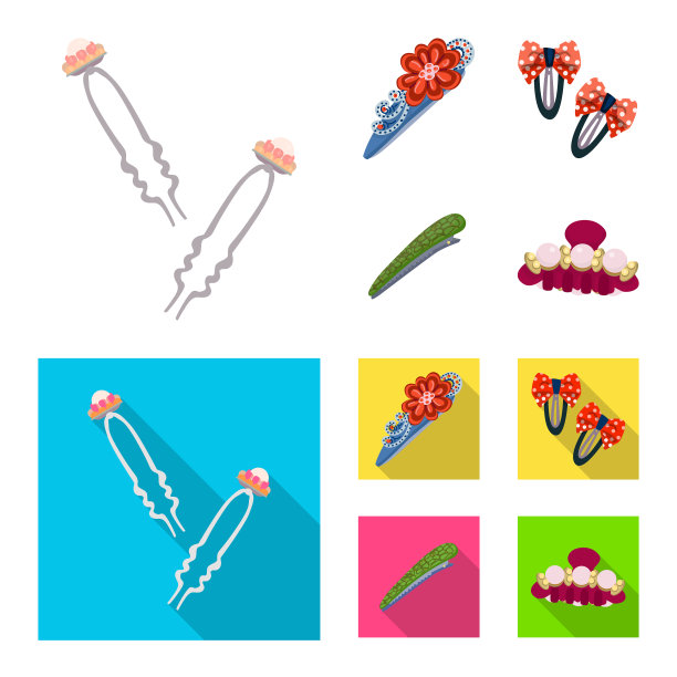 设计美观时尚的标志集图片下载