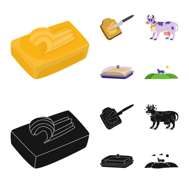 奶油和产品标志图片下载