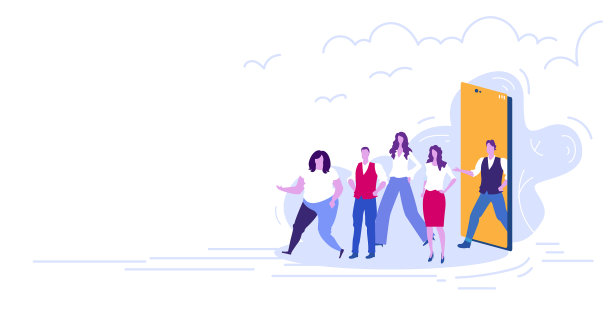 随便出门的人，手机门上的男人，女人图片下载