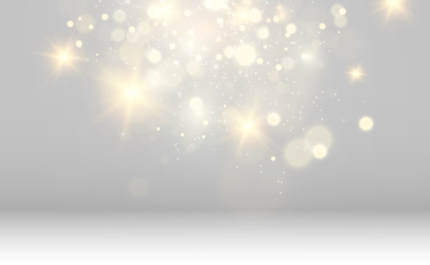 灿烂的金尘矢量发光。闪闪发光的装饰品作为背景。矢量插图。图片下载