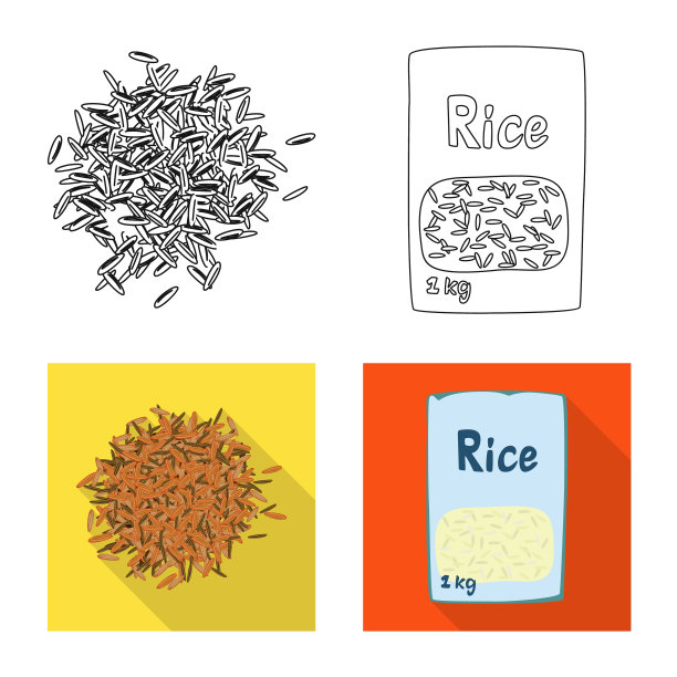 孤立的物体作物和生态logo集图片下载