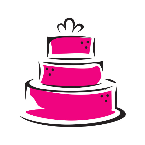 糖果店蛋糕标志模板设计图片下载