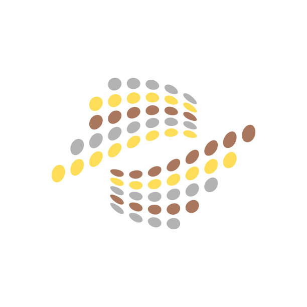 摘要图案用圆形点led标志设计图片下载