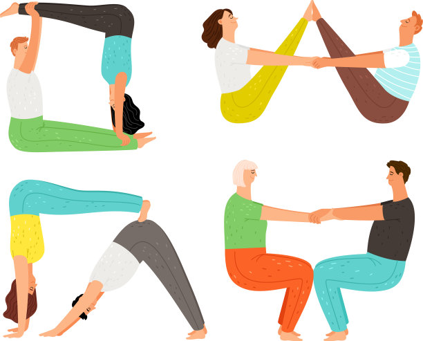 一些瑜伽姿势图片下载