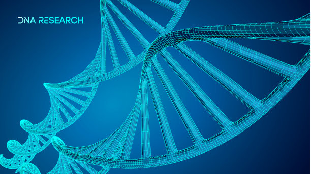 Dna医学研究。基因工程矢量图。医疗保健和医疗图片下载