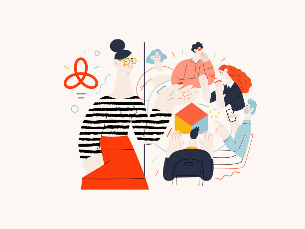 孟菲斯技术说明。创意着陆网页插图图片下载