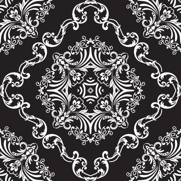 矢量锦缎无缝图案背景。伊斯兰教，土耳其，印度，阿拉伯。图片下载