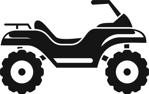 挑战风格简单的四驱车图标图片下载