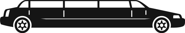 VIP豪华轿车图标风格简单图片下载