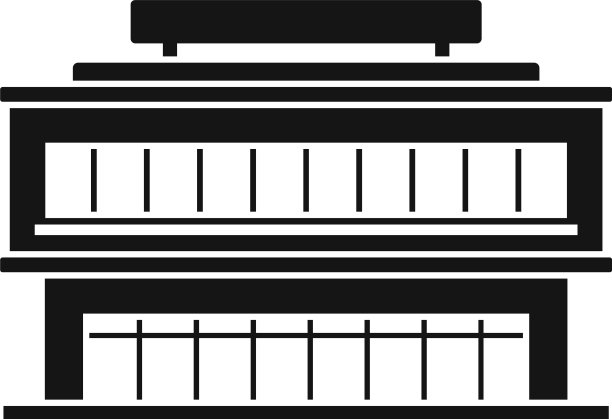 城市购物中心的图标风格简单图片下载