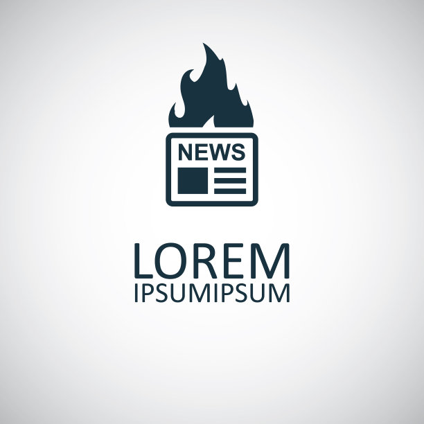 热门新闻图标流行简约符号概念图片下载