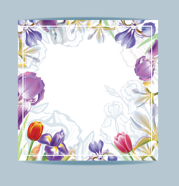 花卡模板图片下载