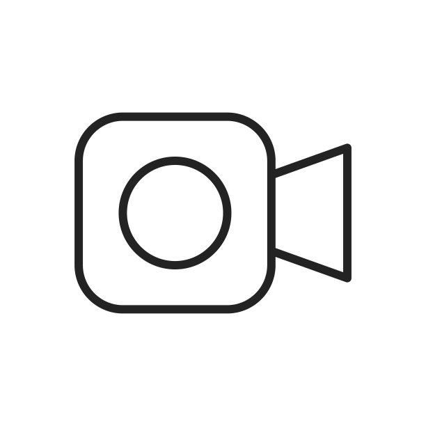 社交媒体图标在线条风格联系数字图片下载