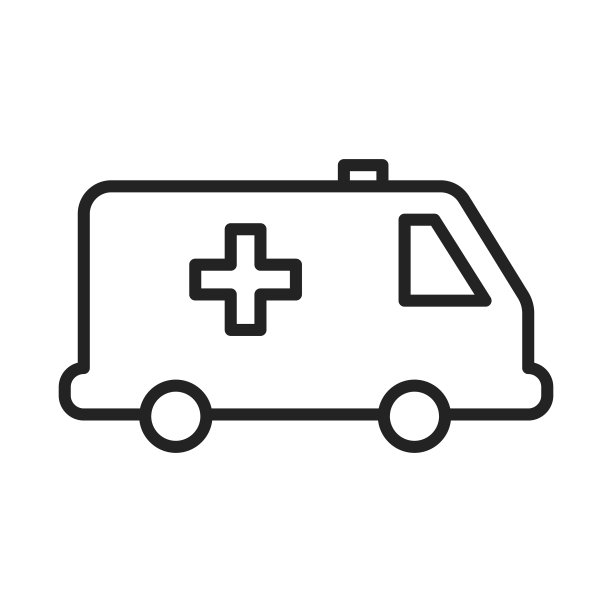 火车飞机的线性风格交通网络图标图片下载
