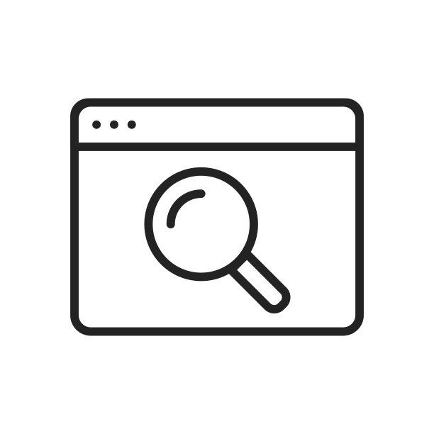 搜索网页图标在线条风格seo分析图片下载
