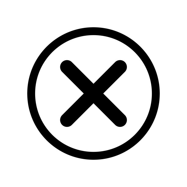 绿色对勾与红色叉号图标，圆形图片下载