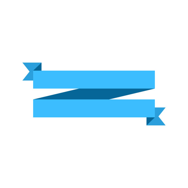 丝带或标签贴纸横幅平丝带图片下载