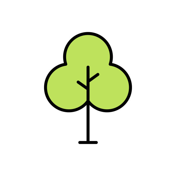 树图标图标绿色植物森林树木图片下载