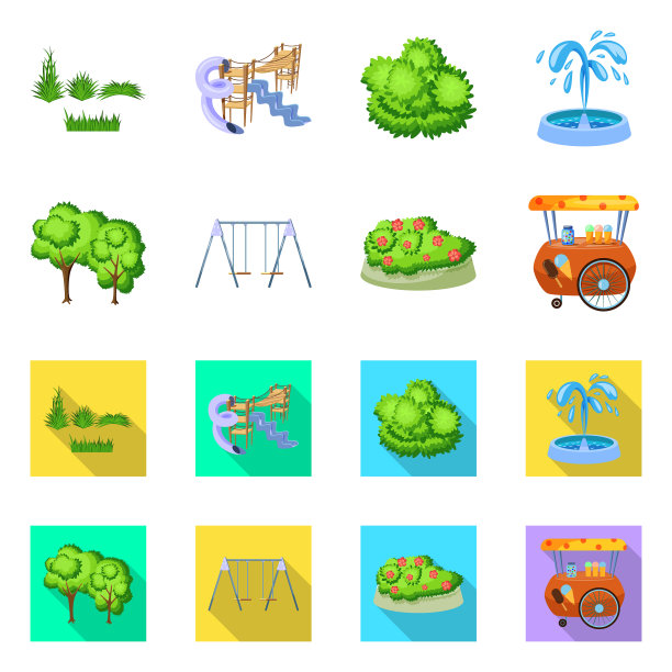 设计城市和街道标志集合图片下载