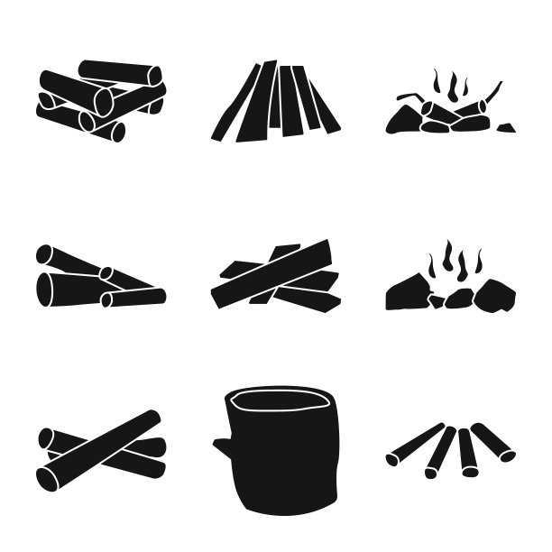 粗犷林业标志图片下载