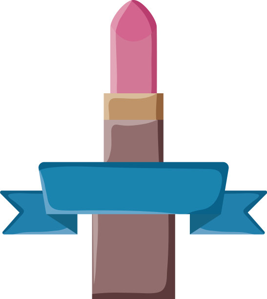 口红构成了波普艺术风格图片下载