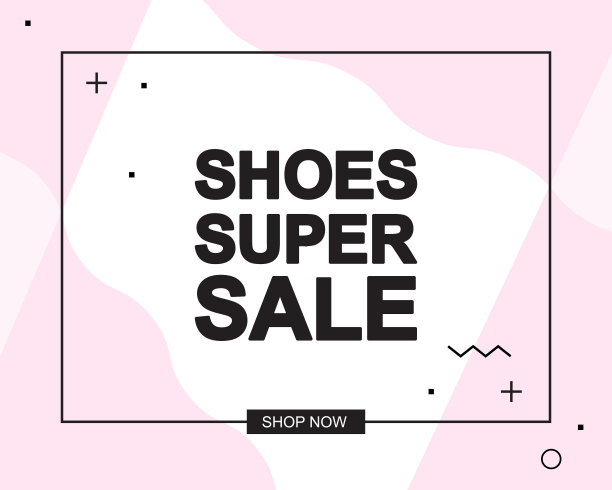 广告横幅或海报与鞋超级图片下载