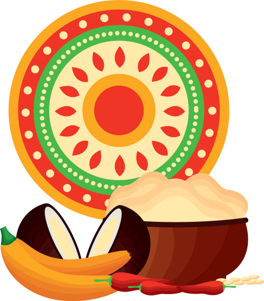 食物onam庆祝设计图片下载