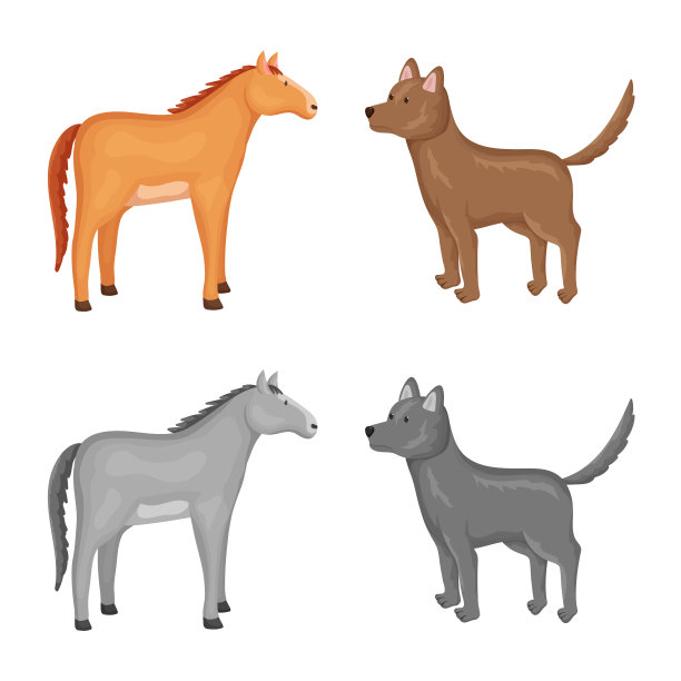 设计育种和厨房标志集图片下载