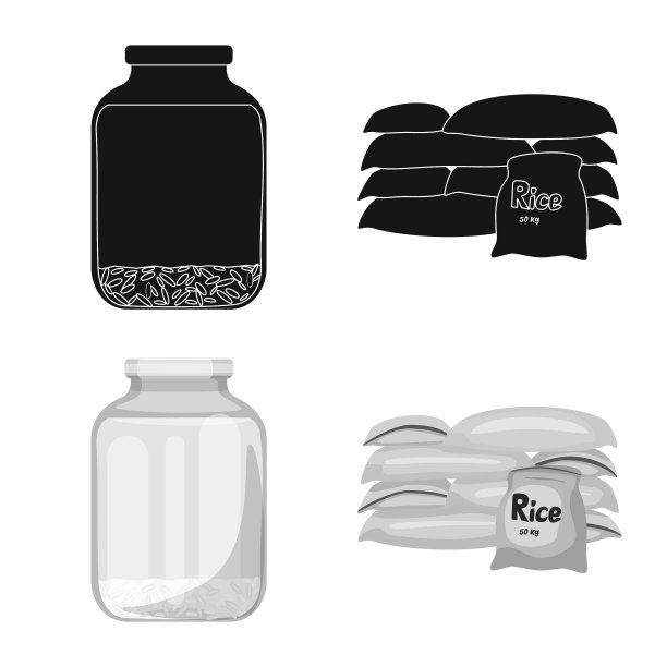 设计作物和生态标志集图片下载