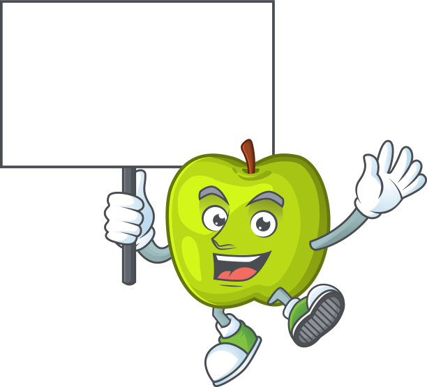 带着绿苹果的史密斯奶奶来图片下载