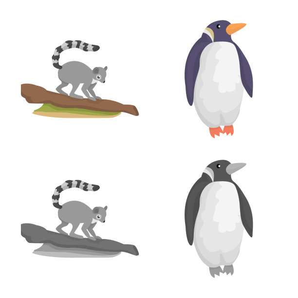 设计自然和有趣的符号集图片下载