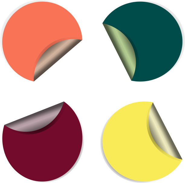 设置彩色圆形贴纸图片下载