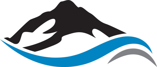 山地平面设计模板孤立图片下载