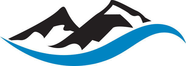 山地平面设计模板孤立图片下载