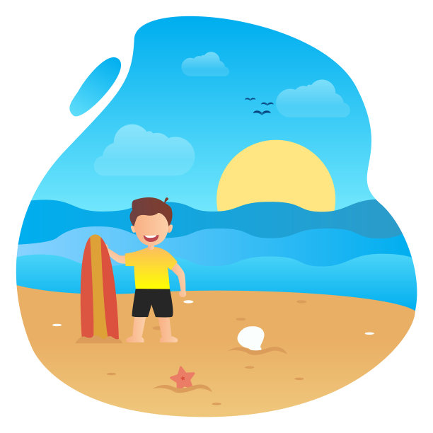 平面设计的夏天图片下载