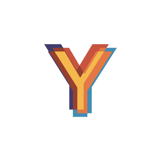 首字母y标志设计现代多彩图片下载