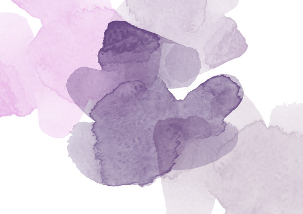 水彩紫色抽象斑点。渐变的颜色图片下载