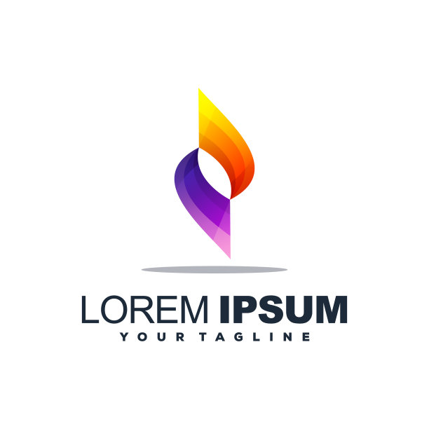 令人敬畏的抽象梯度标志设计图片下载