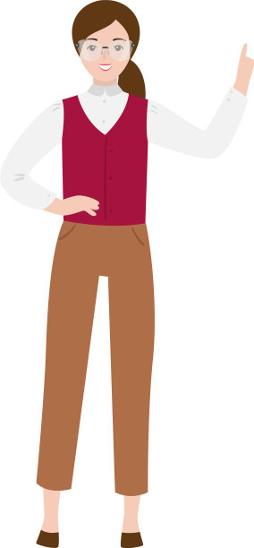 女人站在一个姿势光栅图片下载