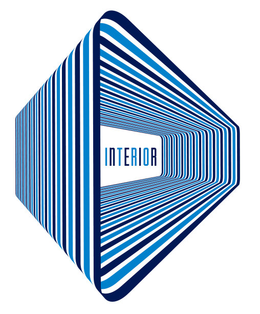 三维立体透视中的抽象线条图片下载