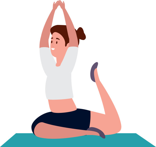 美女练习普拉提的位置图片下载