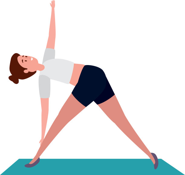 美女练习普拉提的位置图片下载