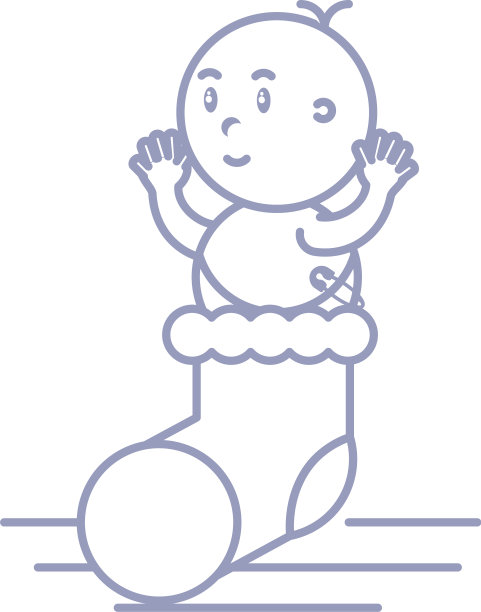 穿着袜子的可爱小男孩图片下载