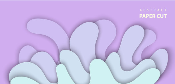 背景与溅水剪纸形状图片下载