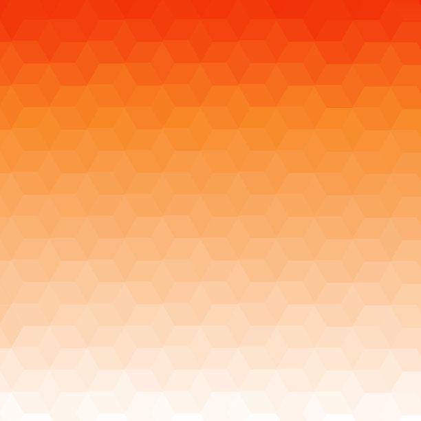 橙色梯度几何低聚抽象图片下载