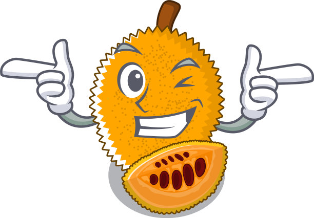 眨眼的gac水果与字符形状图片下载